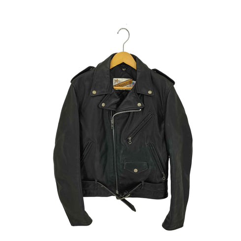 パーフェクトバイショット Perfecto by Schott 80-90s バイカータグ後期 USA製 レザー ダブルライダースジャケット メンズ US:36